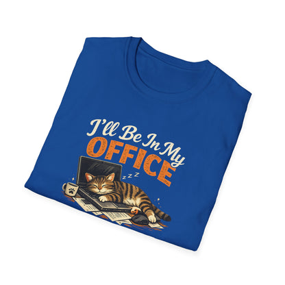 T-Shirt — I'll Be In My Office (Sleeping Cat) Cute Cat Lover Tee