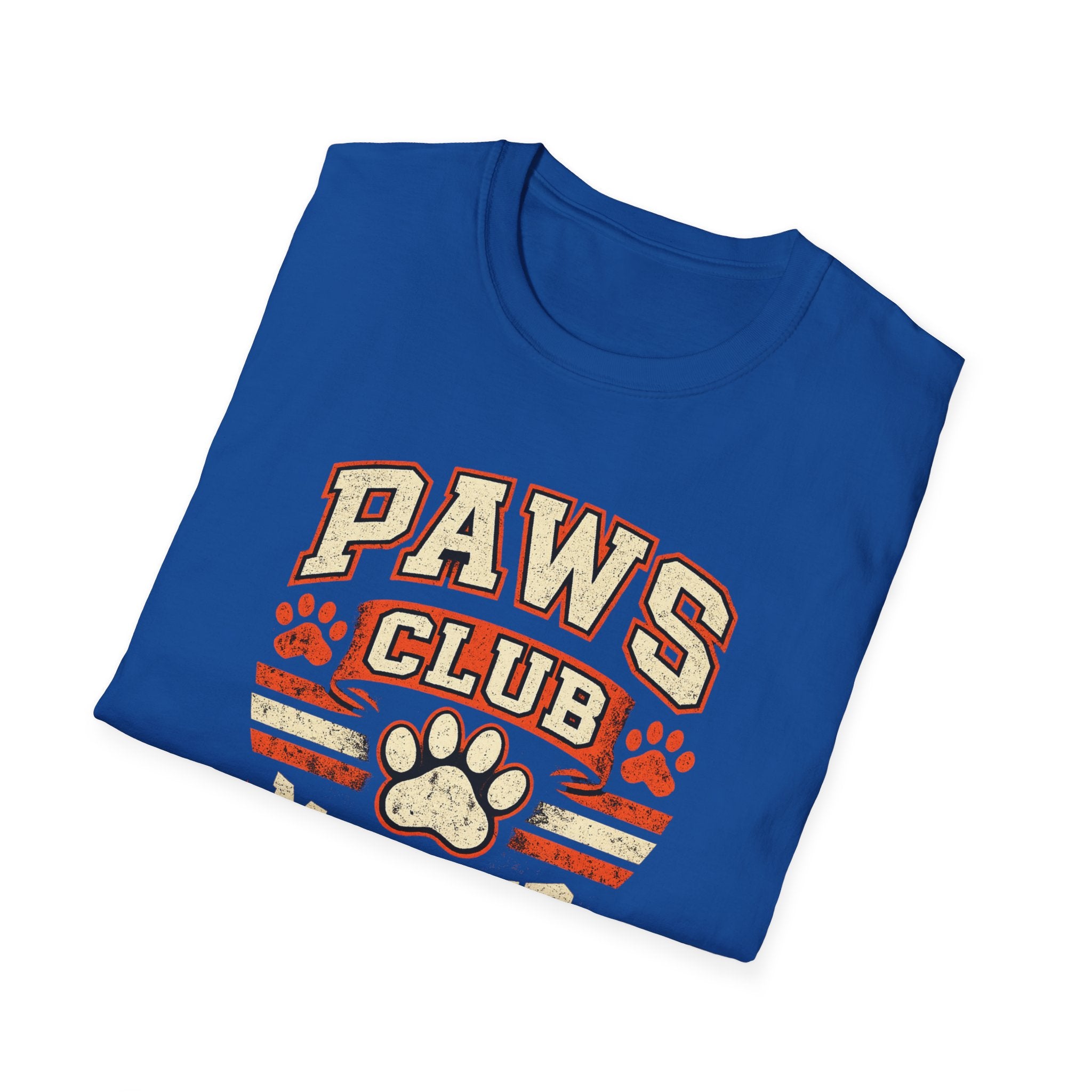 Paws Club Member T-Shirt — Vintage Paw Print Tee for Dog Lovers