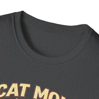 Cat Mom T-Shirt — "Cat Mom Like A Regular Mom But Cooler" Retro Graphic Tee