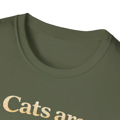 Cats Are Miracles On Legs T-Shirt — Funny Cat Lover Tee