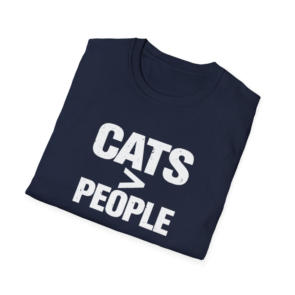 Cats > People T-Shirt — Funny Cat Lover Tee
