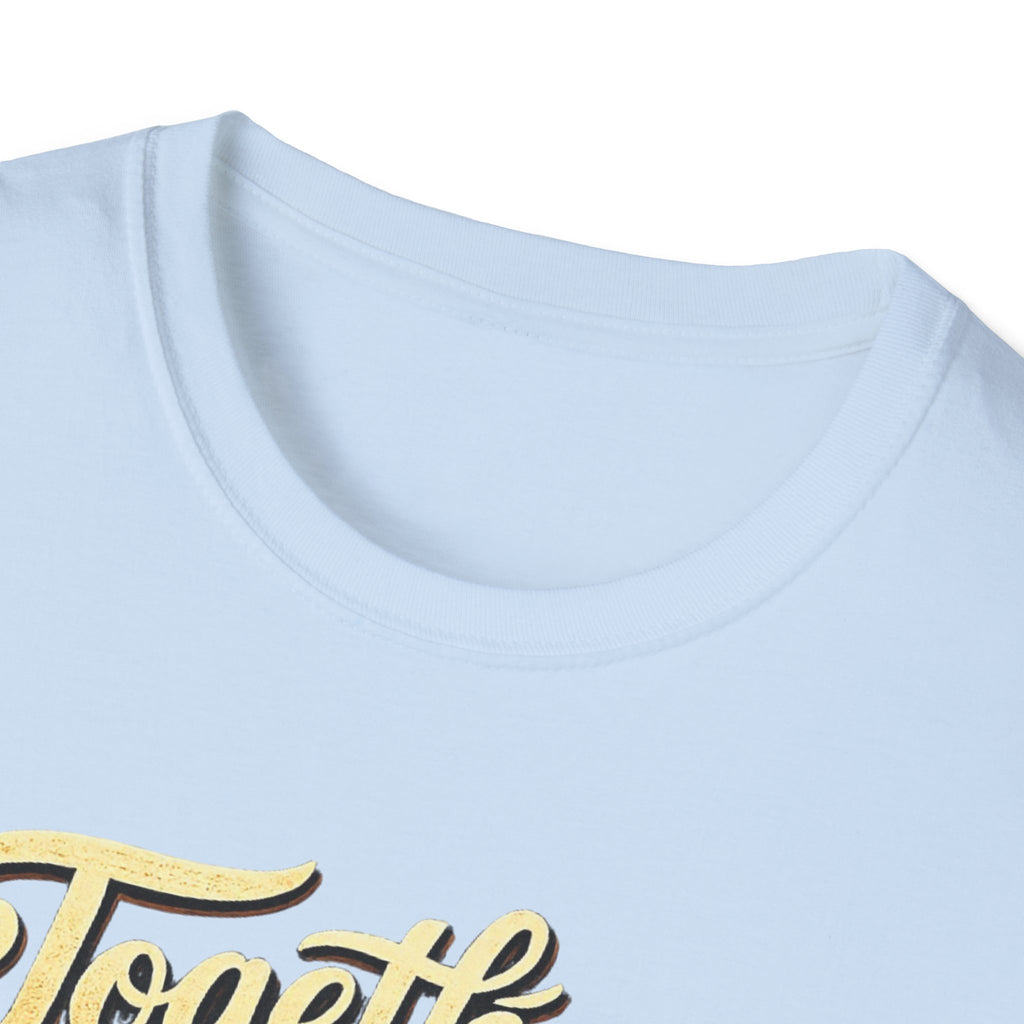 T-Shirt — "Together Furever" Dog and cat Sunset Graphic Tee