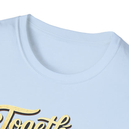 T-Shirt — "Together Furever" Dog and cat Sunset Graphic Tee