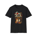 Cat Lover T-Shirt — "Love Is a Four-Legged Word" Graphic Tee
