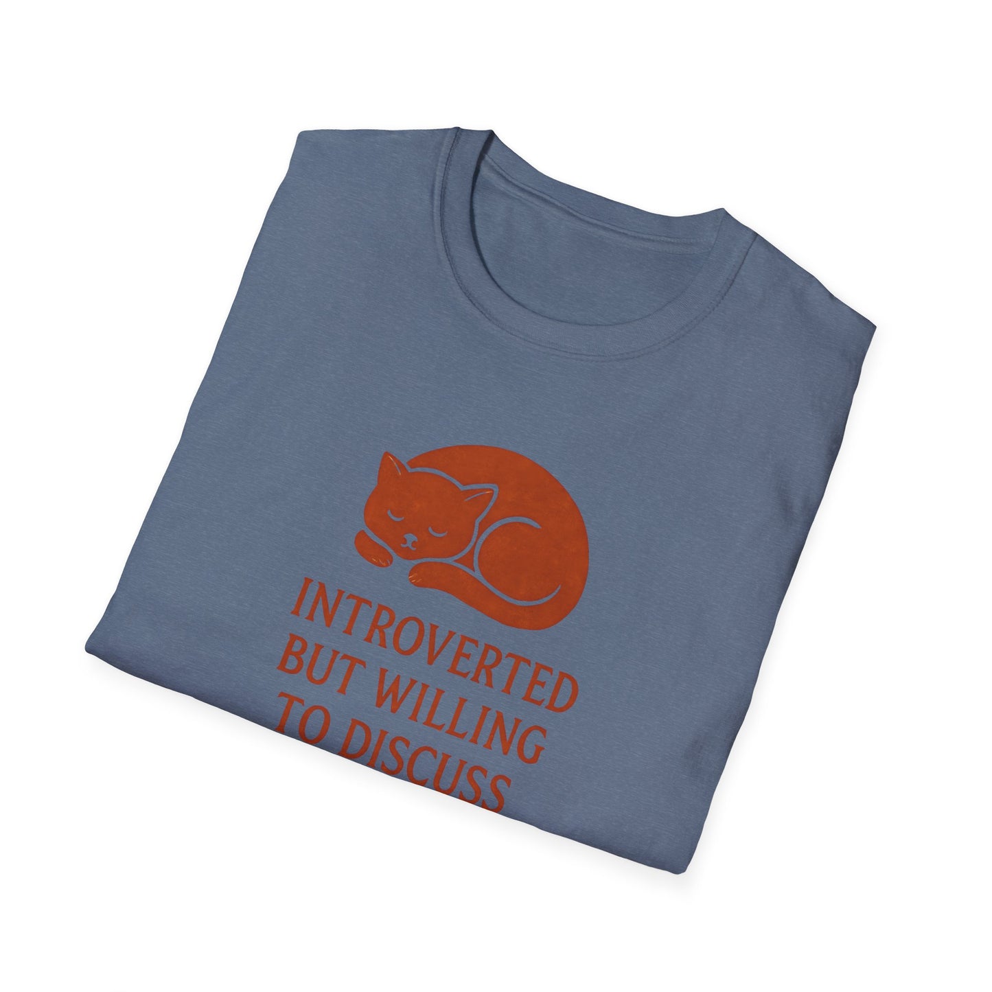 Camiseta de conversación de mascotas introvertidas