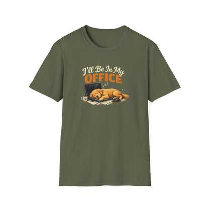Dog Nap Office T-Shirt – Funny Sleeping Puppy Work Humor Tee