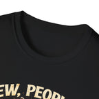 Cat Coffee Vintage T-Shirt — "Ew, People" Retro Cat with Mug Graphic