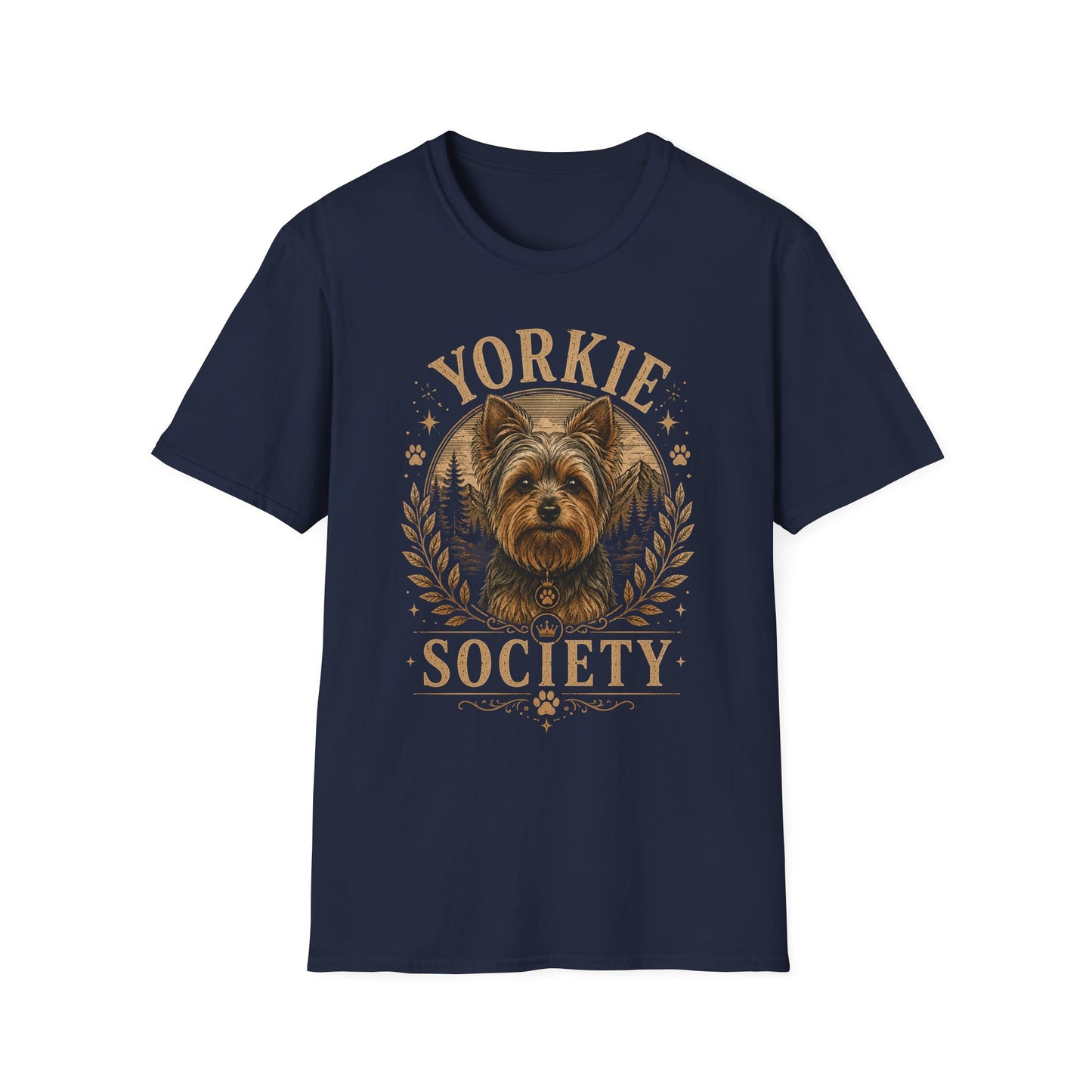 Yorkie Society T-Shirt — Vintage Yorkie Dog Lover Tee