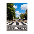 Beagle Band Poster — 'The Beagles' Matte Vertical Dog Art Print