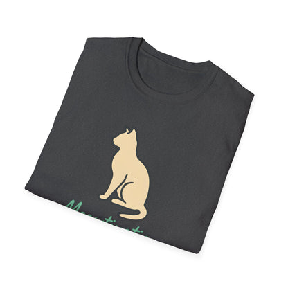 Camiseta con ilustración de gato Meowtivation