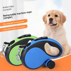 Correa retráctil automática para perros con soporte para bolsas de basura 