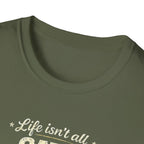 Cats and Yoga T-Shirt — "Life Isn’t All Cats and Yoga (But It Should Be)" Funny Cat Lover Tee