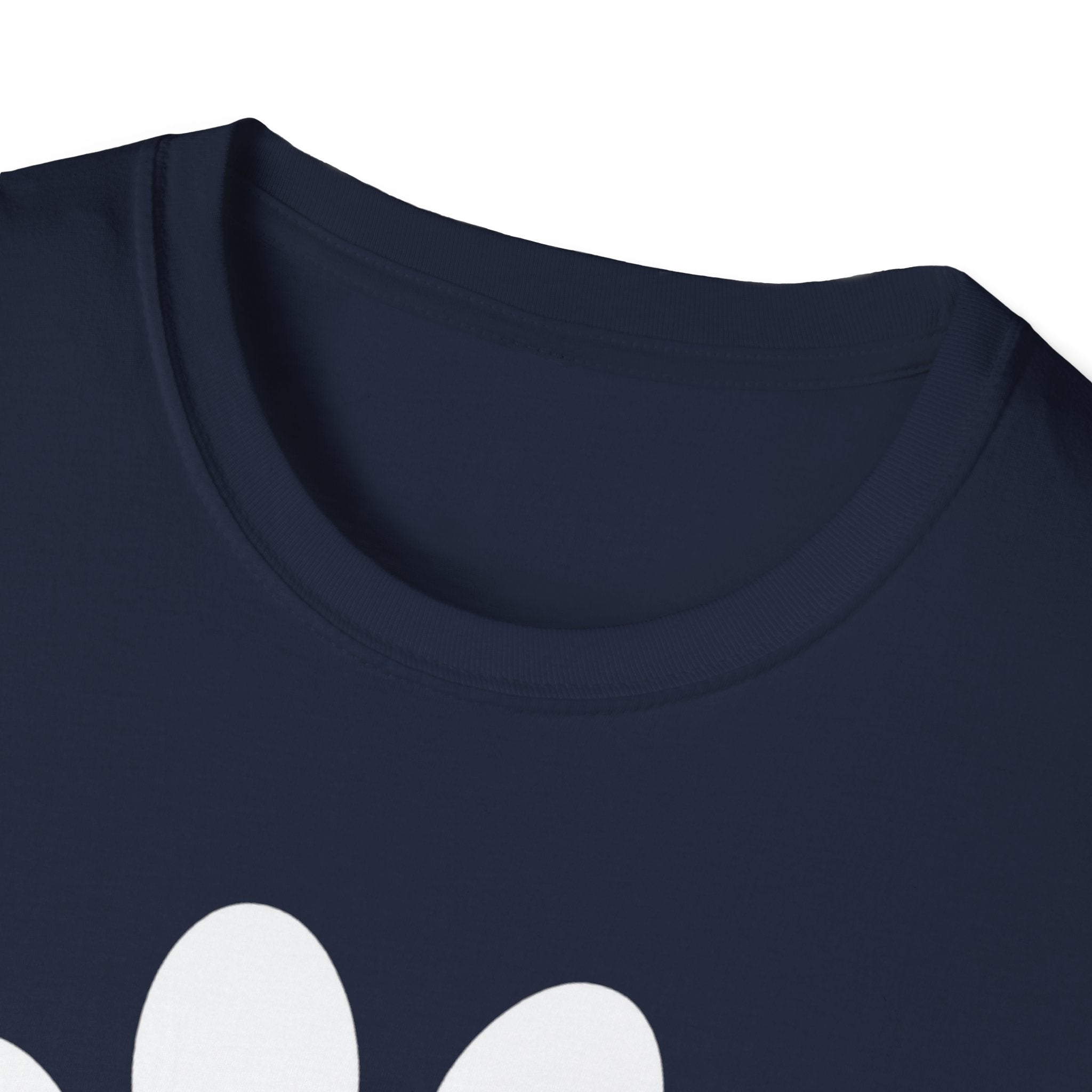 Camiseta con estampado de patas Think Pawsitive — Camiseta positiva para amantes de las mascotas