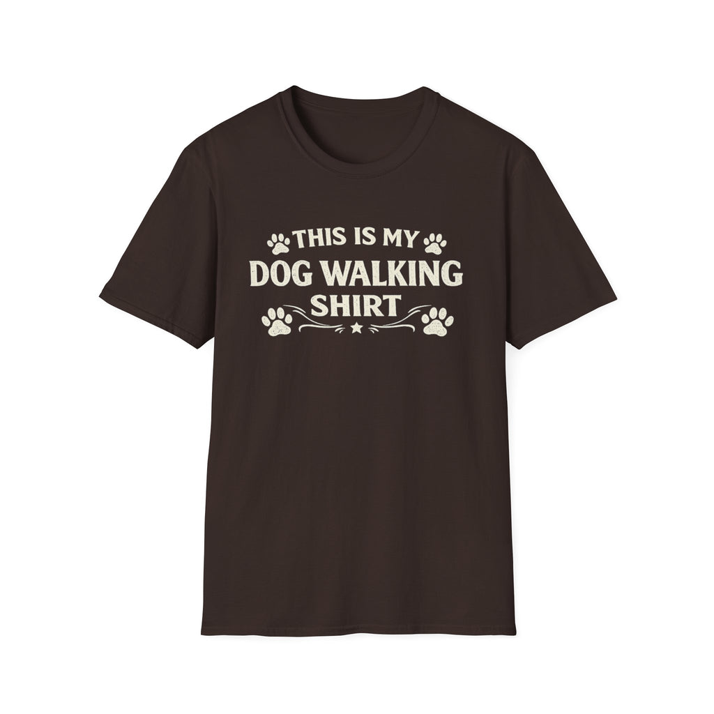 This Is My Dog Walking Shirt Paw Print Tee — Dog Walking T-Shirt