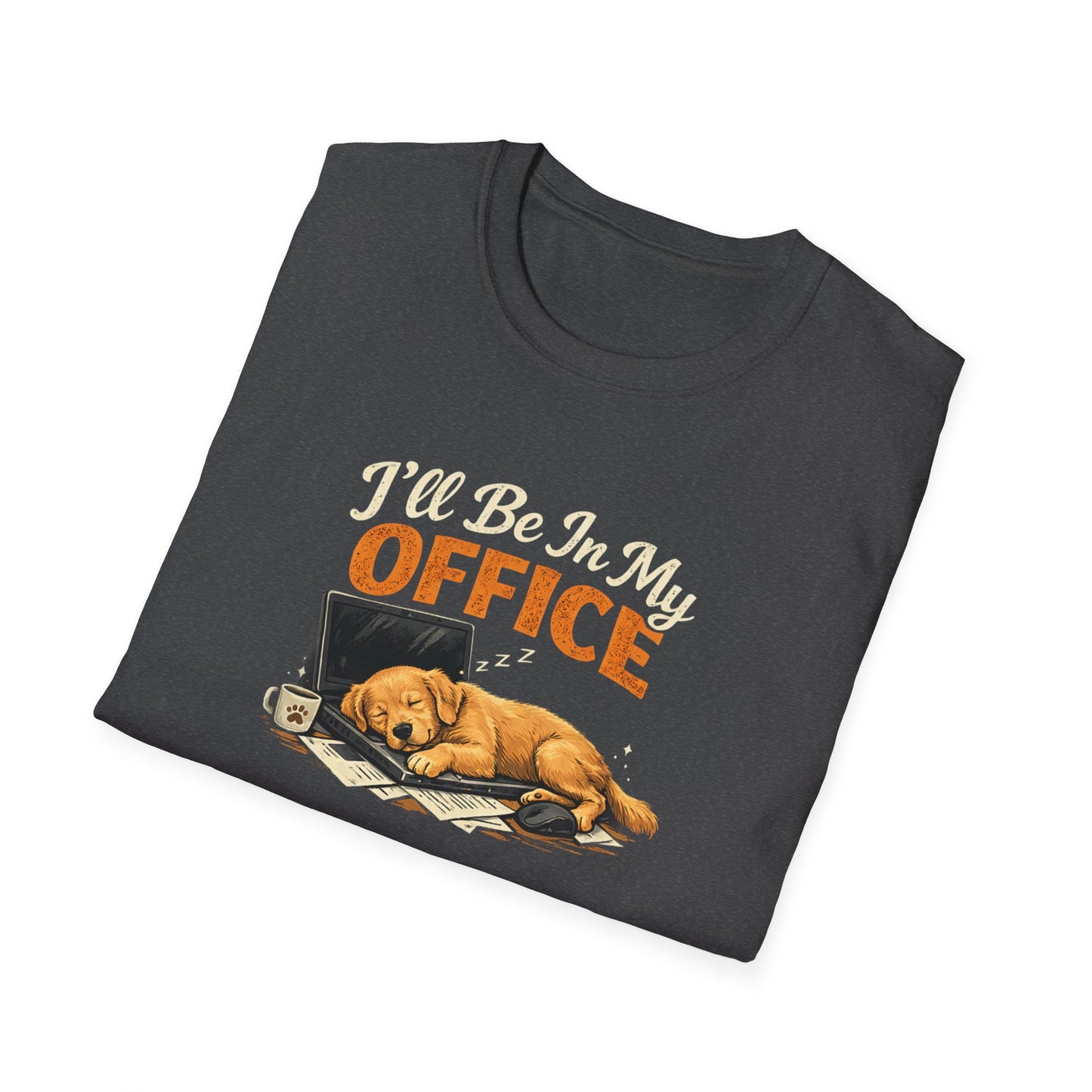 Dog Nap Office T-Shirt – Funny Sleeping Puppy Work Humor Tee