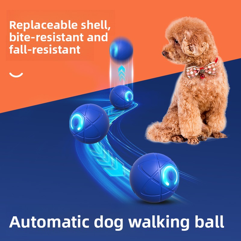 Pet electric gravity jumping ball