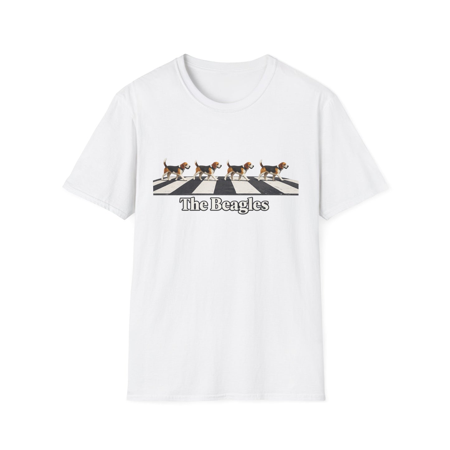 Beagles Crossing T-Shirt — "The Beagles" Abbey Road Style Dog Tee