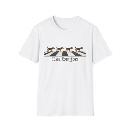 Beagles Crossing T-Shirt — "The Beagles" Abbey Road Style Dog Tee