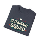 Veterinary Squad T-Shirt — Cute Paw Print Vet Team Tee