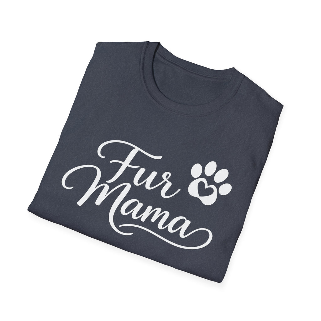 Fur Mama T-Shirt — Cute Paw Print Graphic Tee for Dog & Cat Lovers