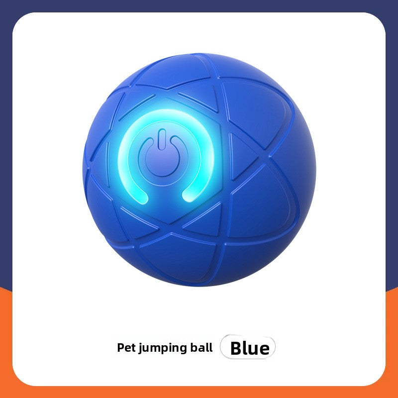 Pet electric gravity jumping ball