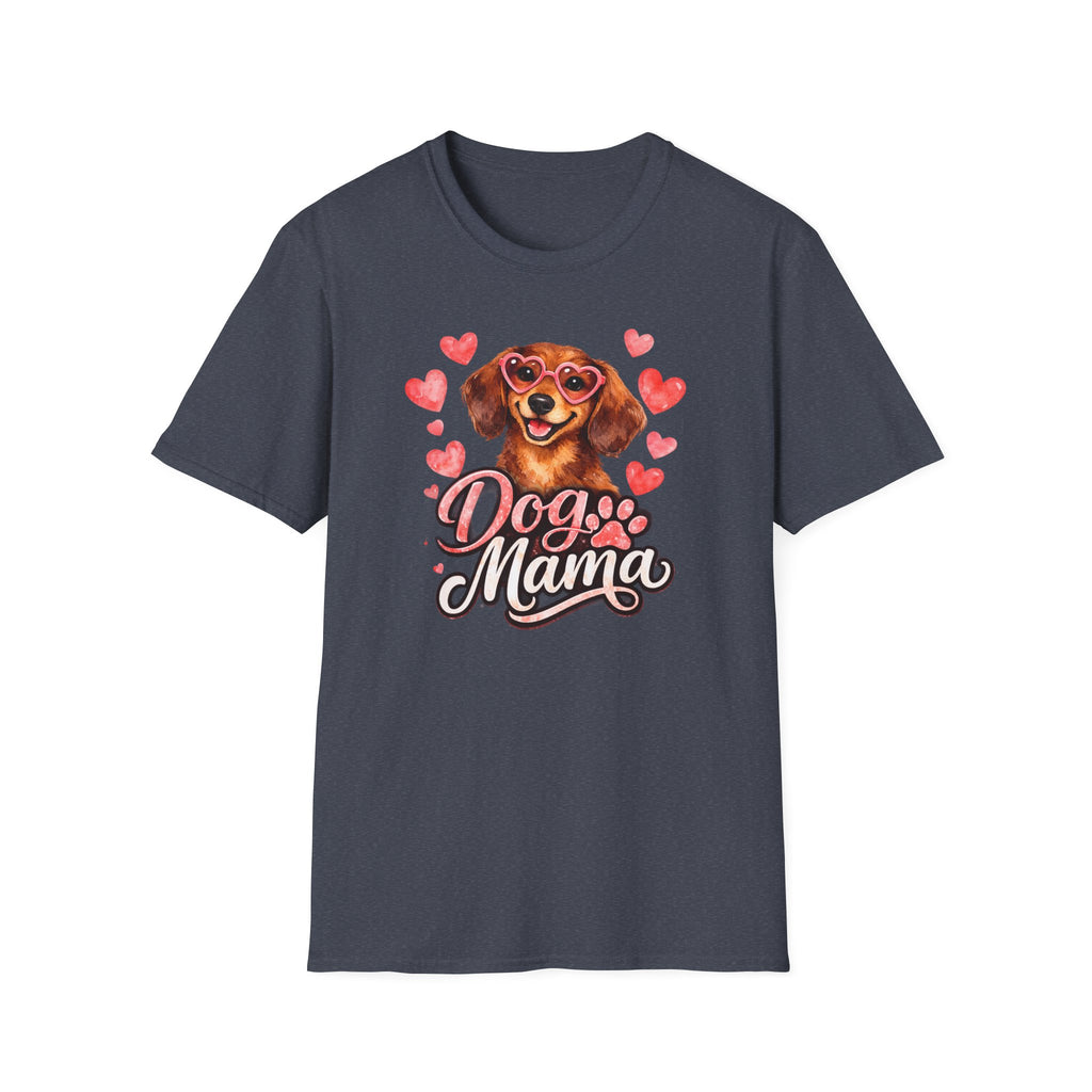 Dog Mama T-Shirt — Heart Paw Mom Tee