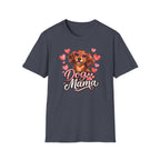 Dog Mama T-Shirt — Heart Paw Mom Tee