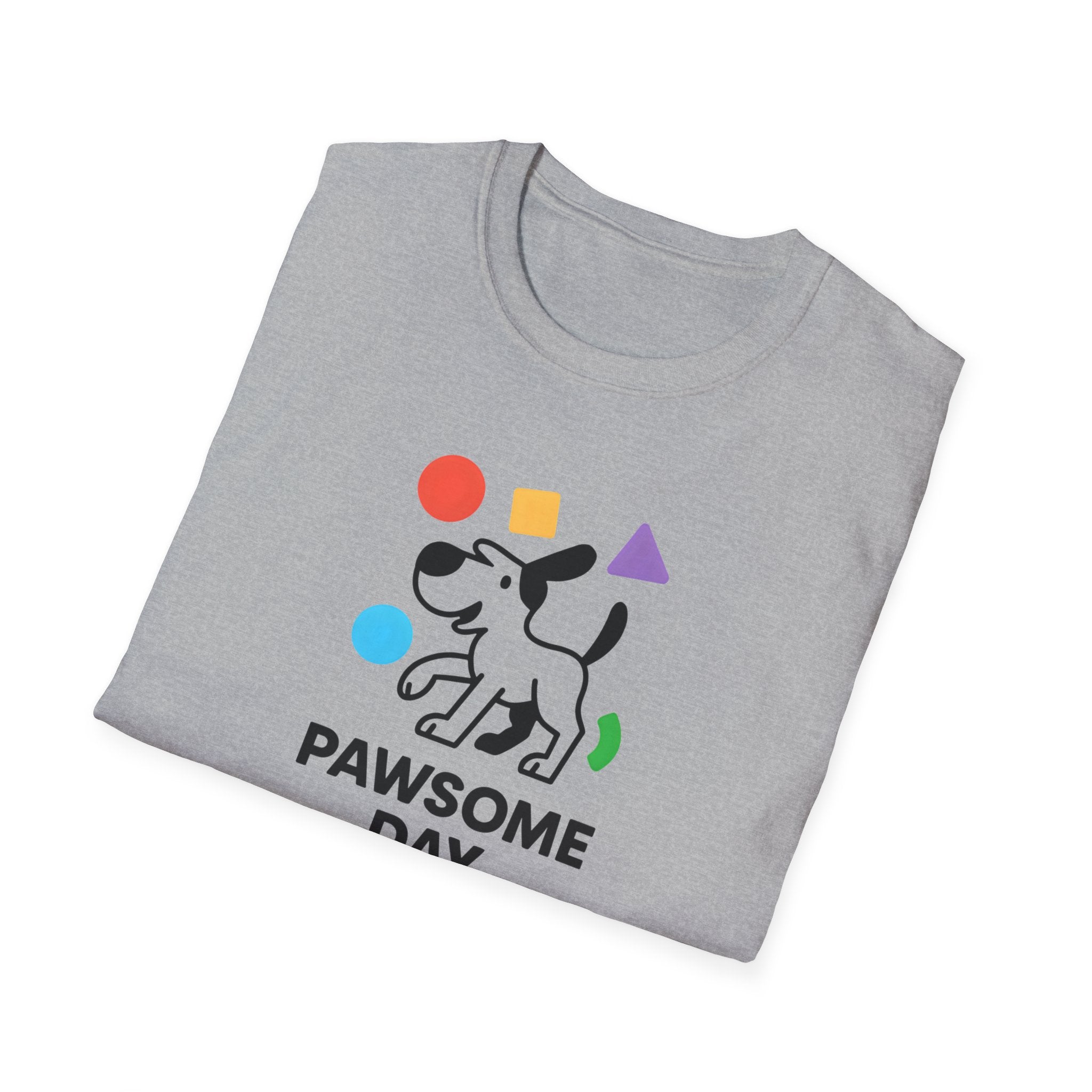 Pawsome days with colorful shapes T-Shirt