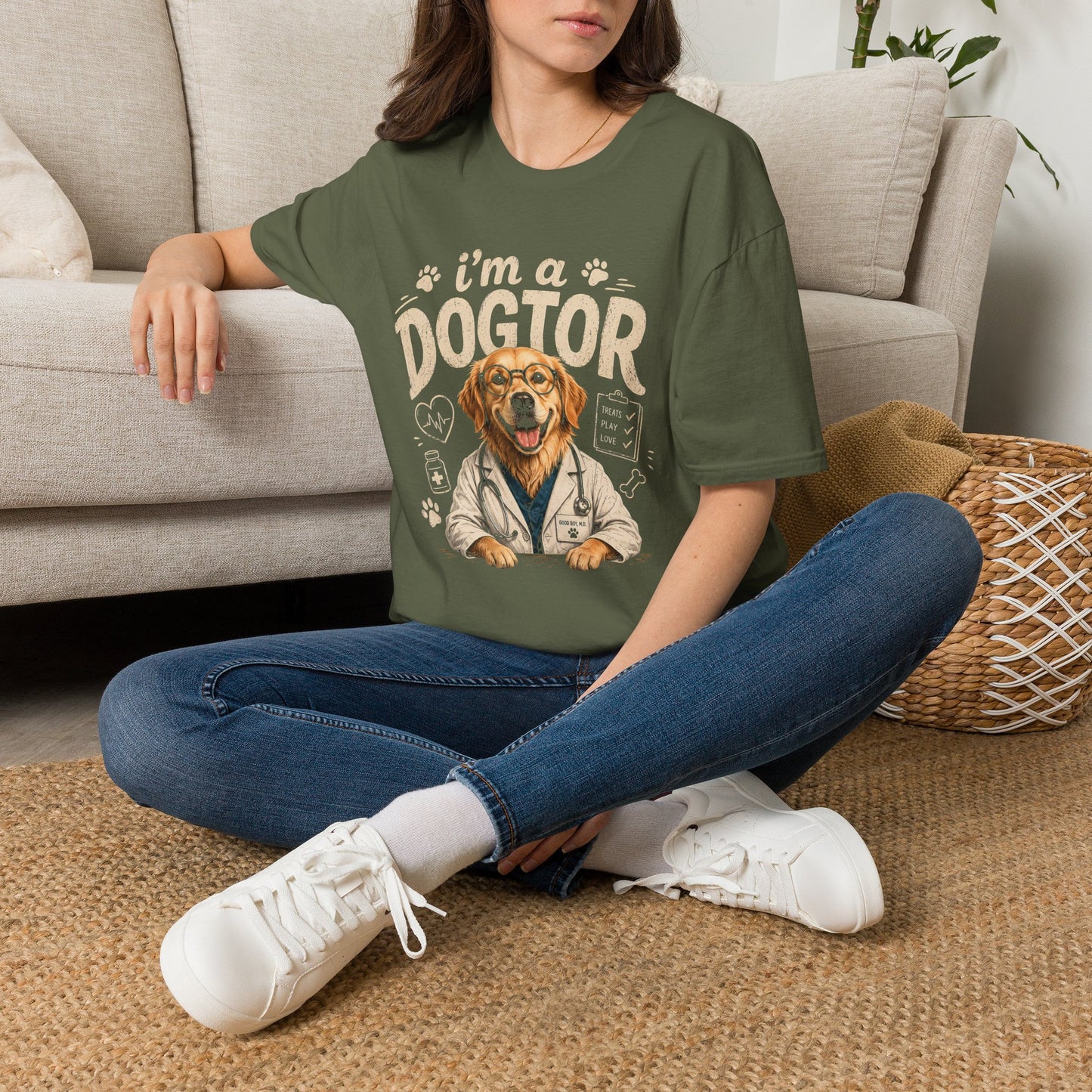 I’m a Dogtor T‑Shirt — Cute Veterinarian Dog Graphic Tee for Dog Lovers