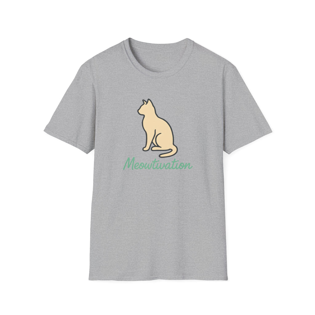 Meowtivation Cat Illustration T-Shirt