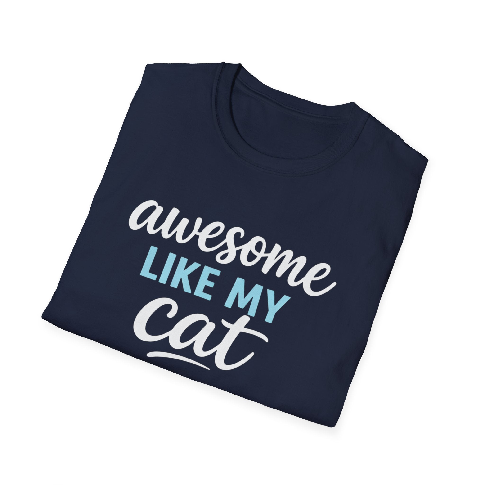 Camiseta para amantes de los gatos: "Genial como mi gato"