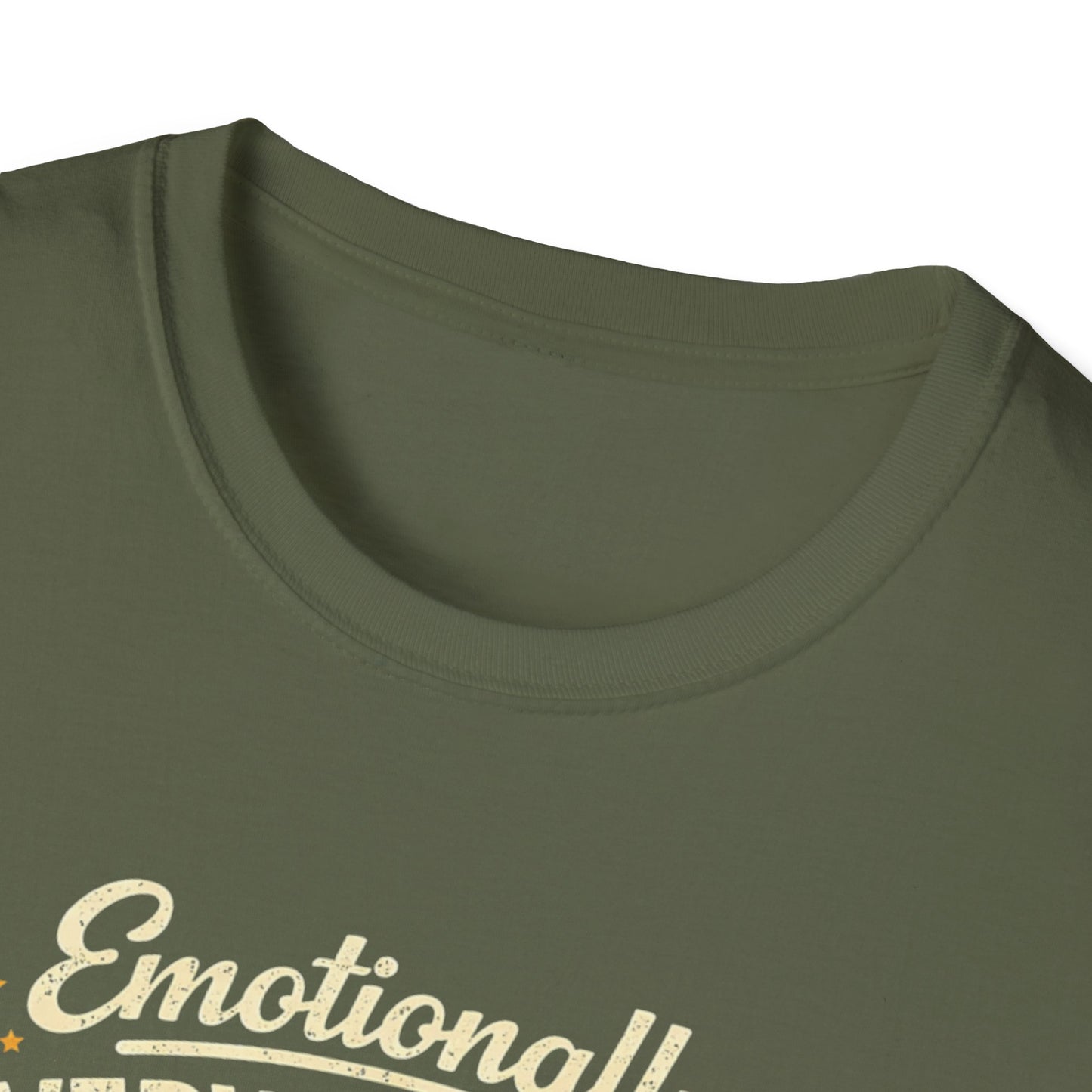 T-Shirt — "Emotionally Overwhelmed, Cat Still Wants Attention" Cute Vintage Cat Tee