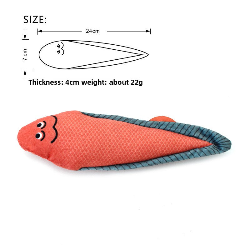 Juguete para gatos con forma de pez 