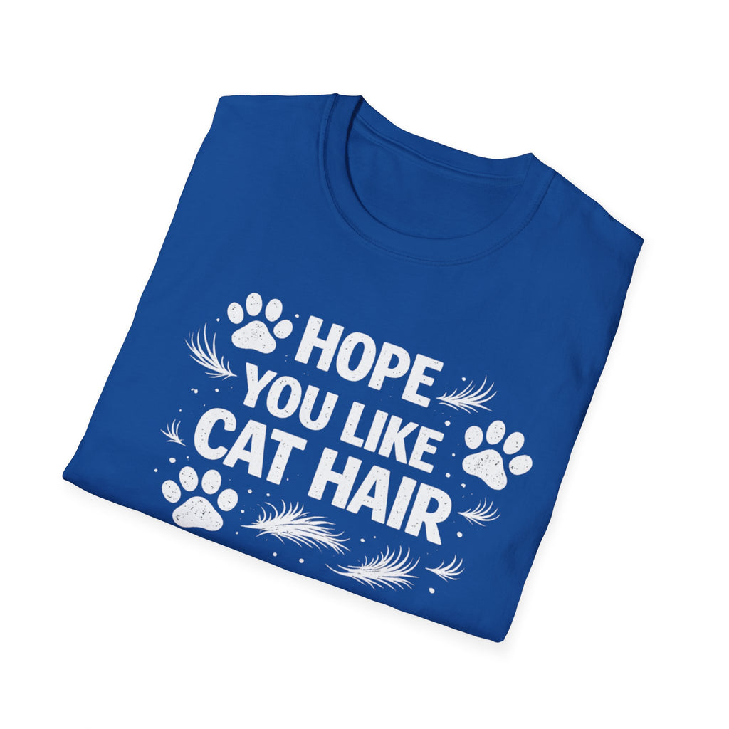 Camiseta "Espero que te guste el pelo de gato" para amantes de los gatos