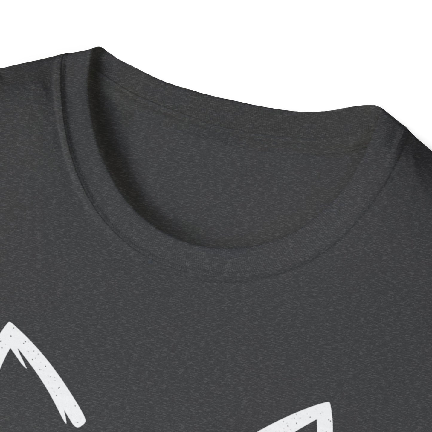 Camiseta con cara de gato y nariz de corazón: una linda camiseta con gráficos minimalistas para amantes de los gatos
