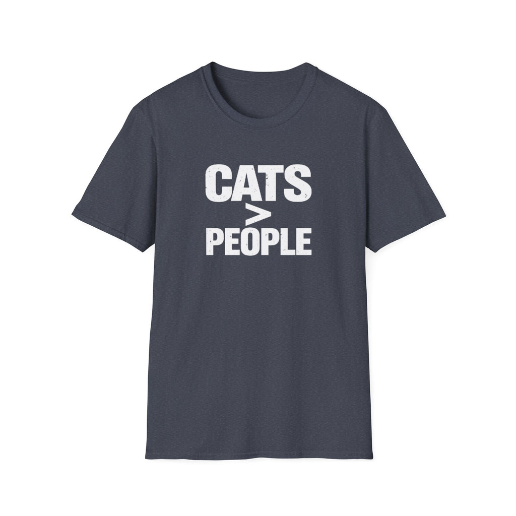 Cats > People T-Shirt — Funny Cat Lover Tee