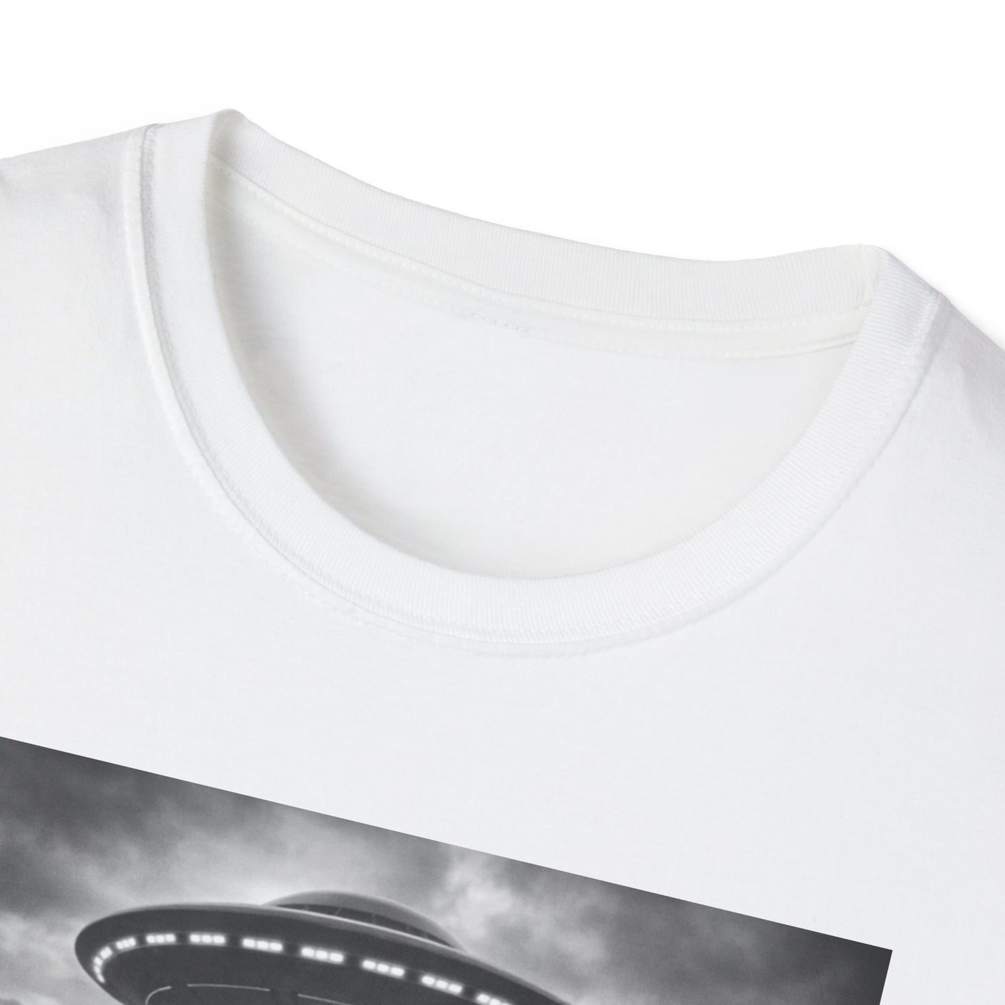 Camiseta de gato OVNI Selfie: adorable camiseta con gráfico de gato con abducción extraterrestre