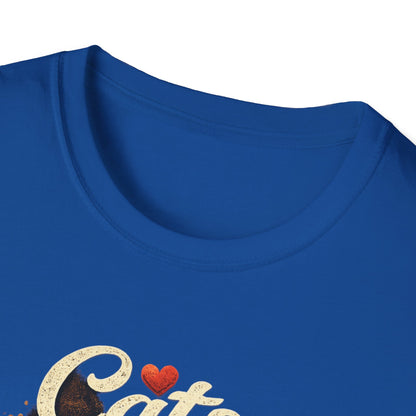 Cats Are My Therapy T-Shirt — Vintage Cozy Cat Lover Tee