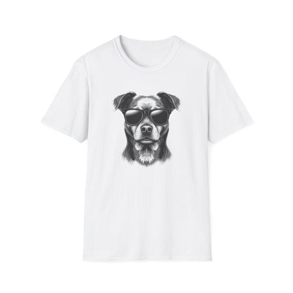Retro Dog Sunglasses T-Shirt — Vintage Cool Puppy Graphic Tee
