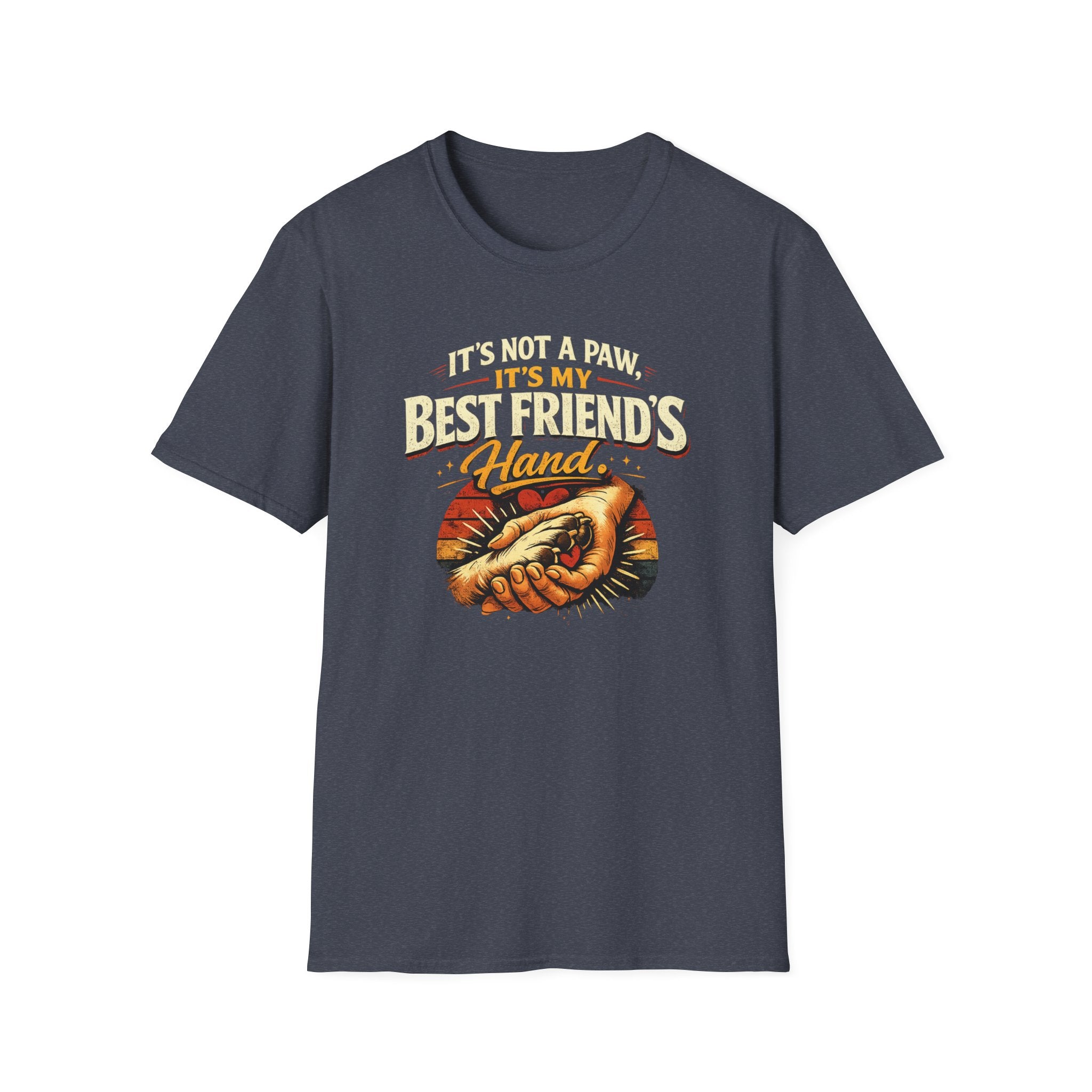 Dog Lover T‑Shirt — "It's Not a Paw, It's My Best Friend's Hand" Rescue Pet Tee