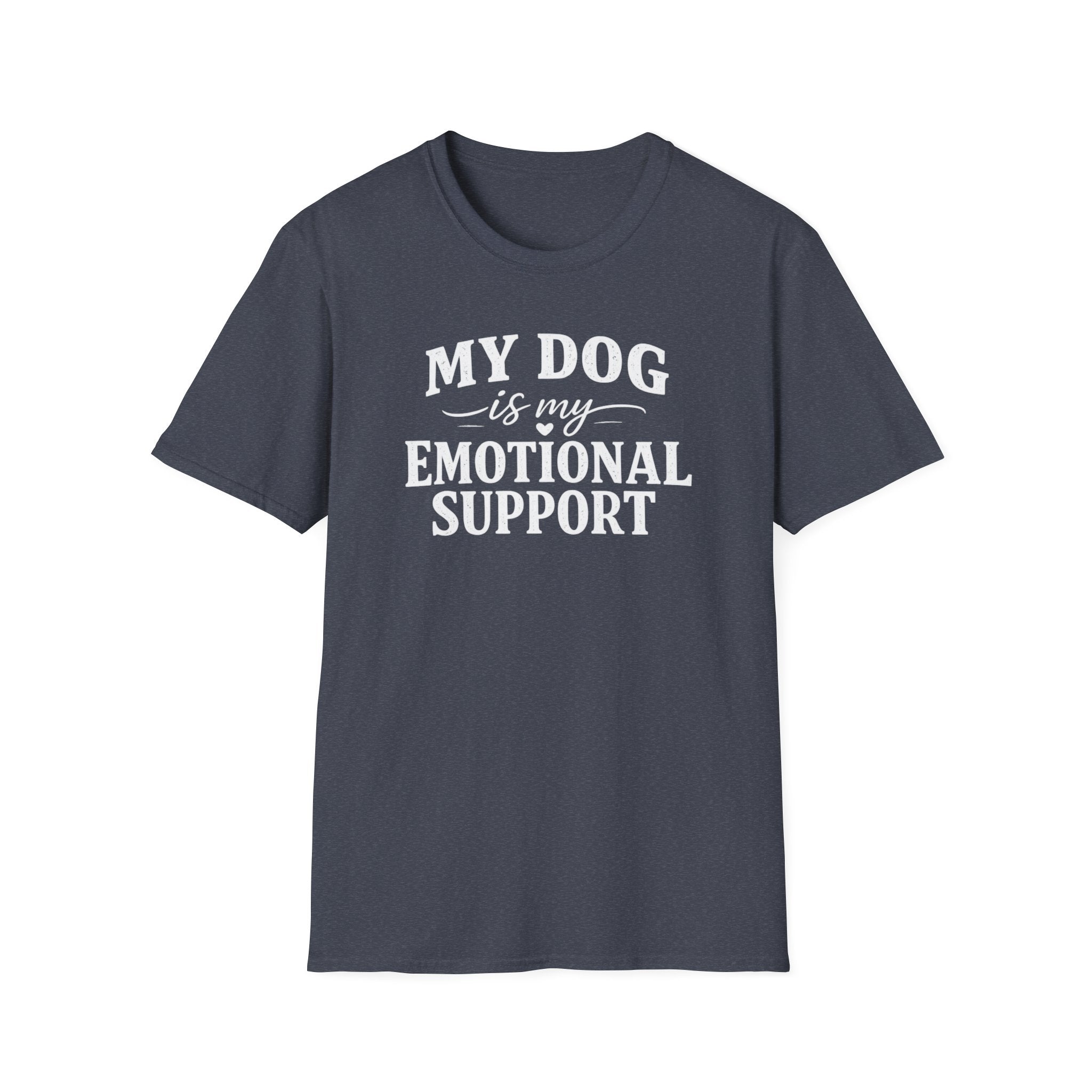 Dog Lover T-Shirt — "My Dog Is My Emotional Support" Graphic Tee