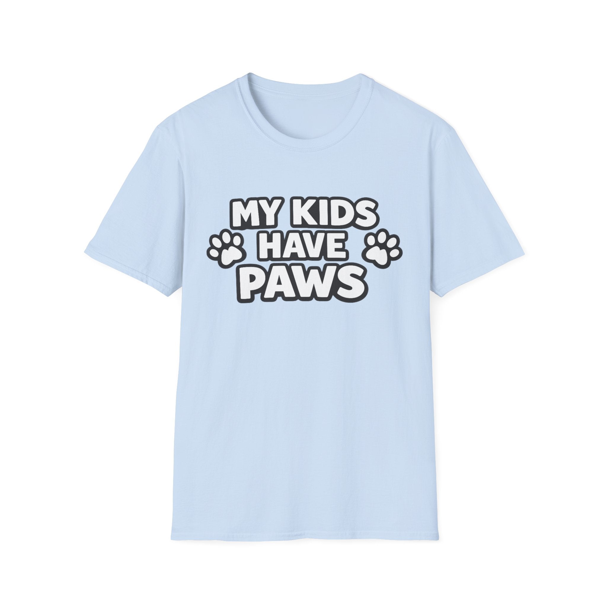 Camiseta — "Mis hijos tienen patas" | Camiseta divertida para dueños de mascotas