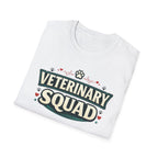Veterinary Squad T-Shirt — Cute Paw Print Vet Team Tee