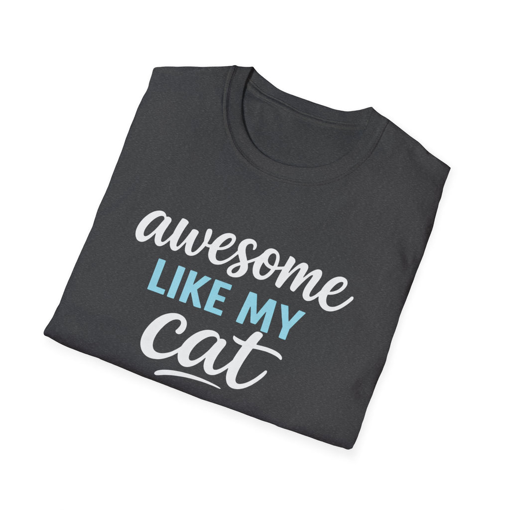 Camiseta para amantes de los gatos: "Genial como mi gato"