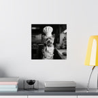 Chef Dog Poster — Matte Vertical Kitchen Wall Art (Yorkshire Terrier in Chef Hat)