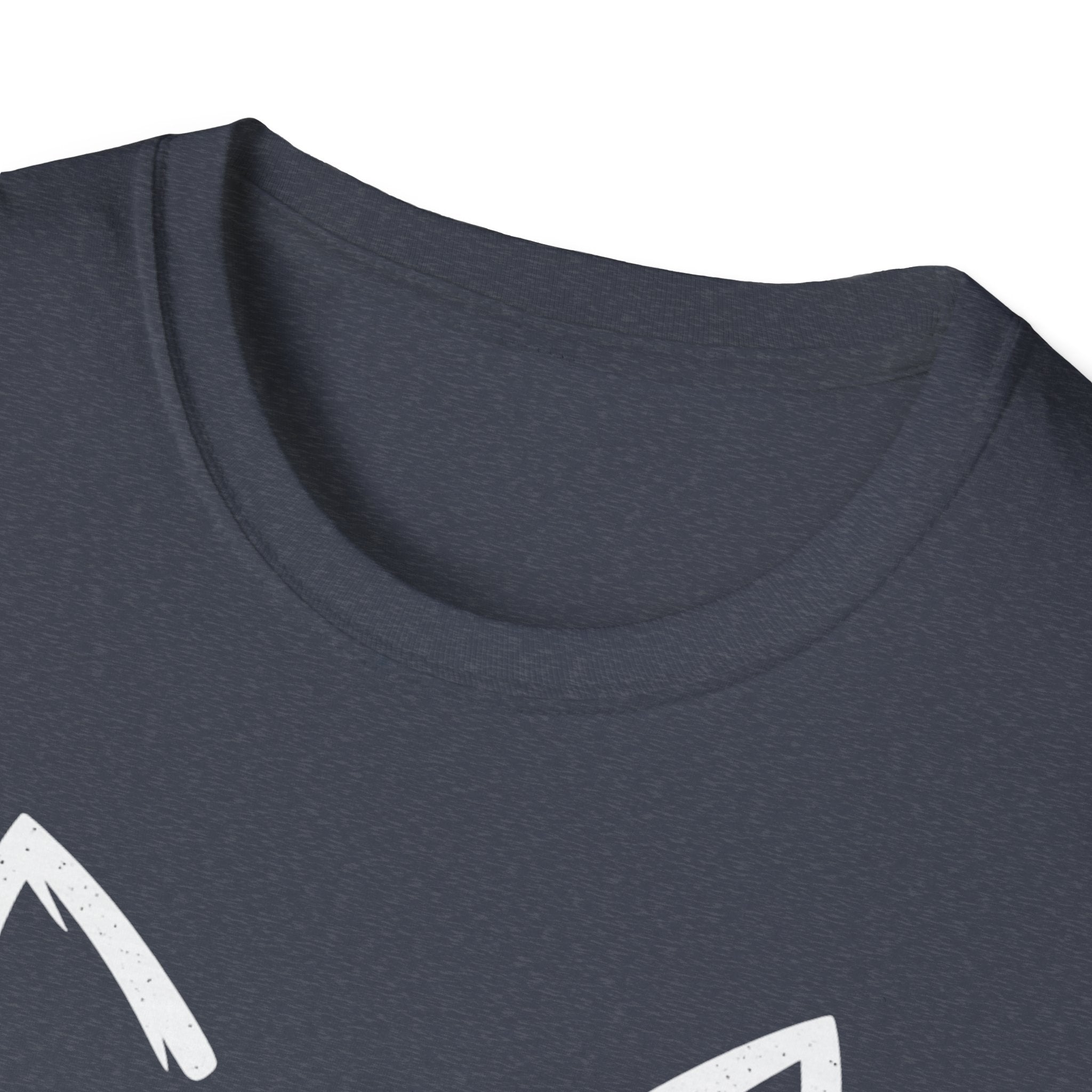 Cat Face Heart Nose T-Shirt — Cute Minimal Graphic Tee for Cat Lovers