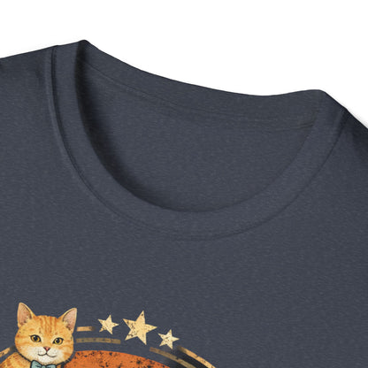 Camiseta "Papá Gato": Camiseta vintage para amantes de las mascotas con gatos y gráfico de "Papá Gato"