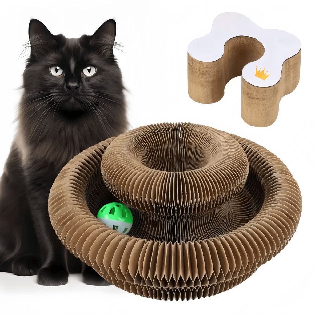 Organ Cat Scratch Board Nest Wear-resistant Scrap-resistant Cat Toy Self-relief Corrugated Paper Claw Grinding Board