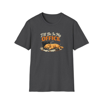 Dog Nap Office T-Shirt – Funny Sleeping Puppy Work Humor Tee