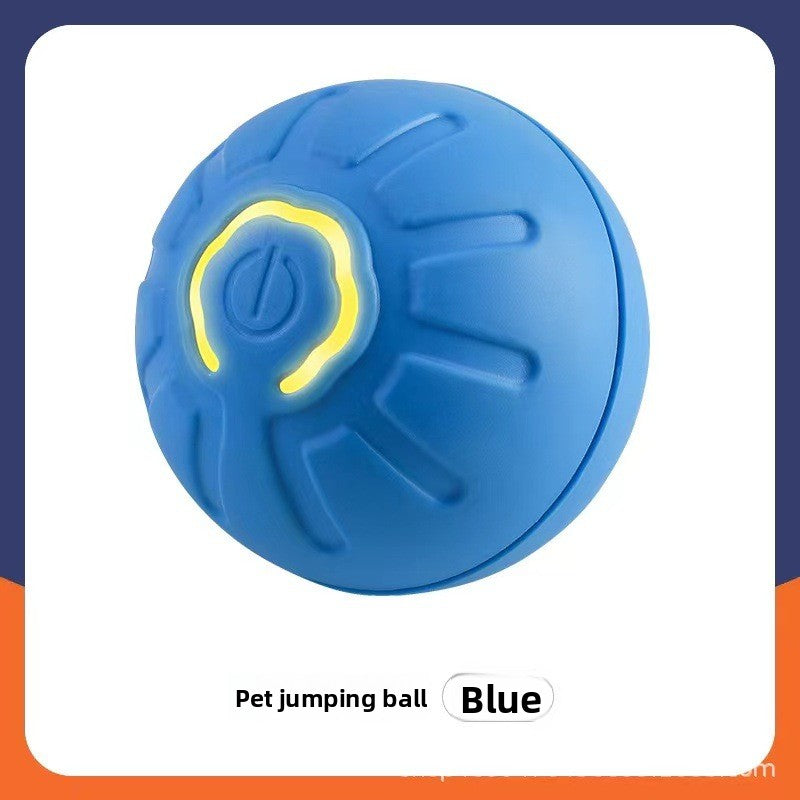 Pet electric gravity jumping ball